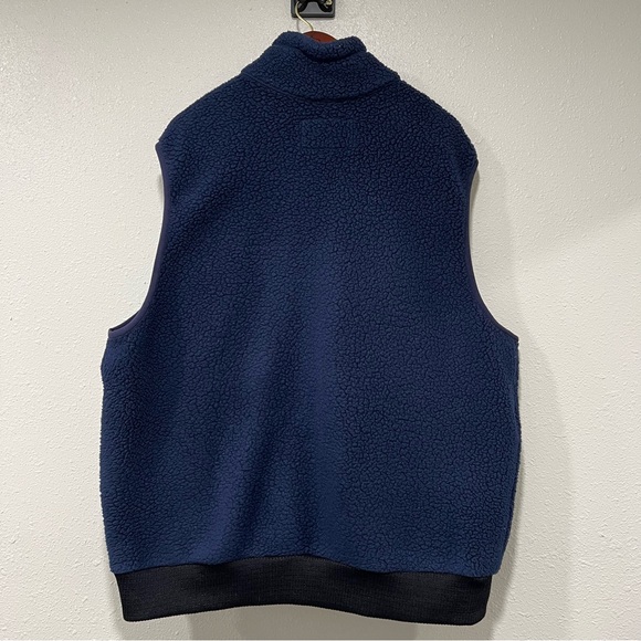 FILSON Sherpa Navy Fleece Vest Men’s Size XXL 2X Inner Pocket Full Zip PolarTec - Picture 5 of 8